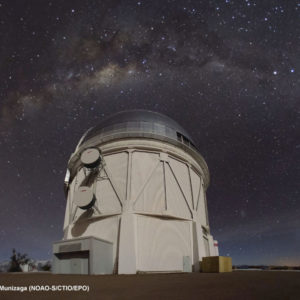 Night skies over Cerro Tololo Inter-American Observatory in Chile
