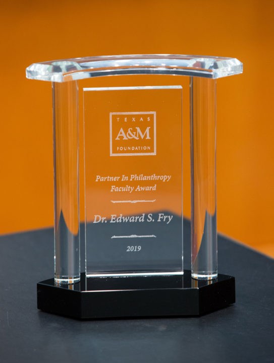 Texas A&M Physicist Ed Fry Honored With 2019 Partner in Philanthropy ...