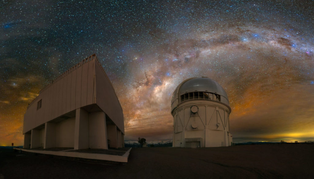 The Milky Way as seen over the Cerro Tololo Inter-American Observatory in Chile