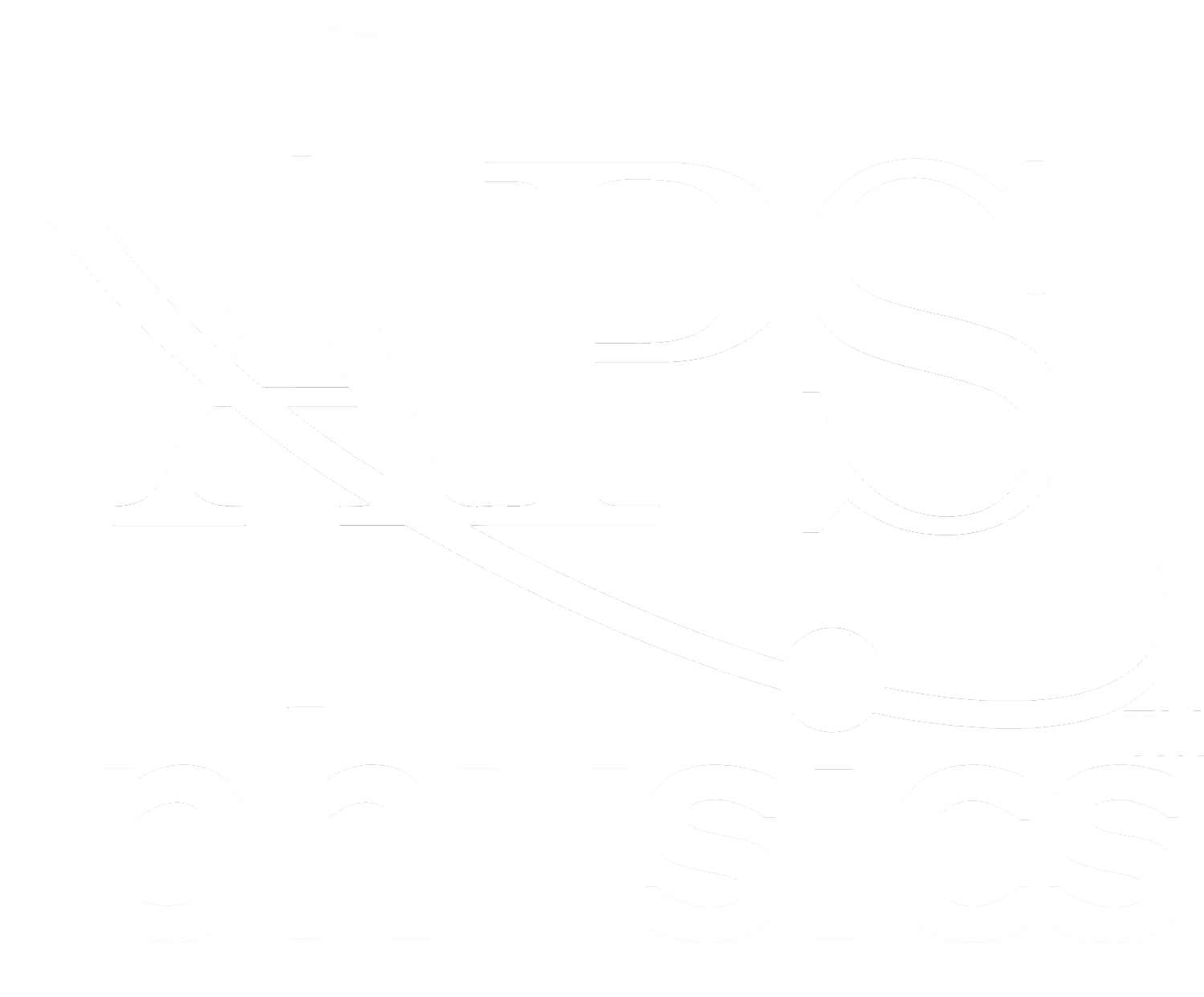 American Physics Society (APS) Logo (White)