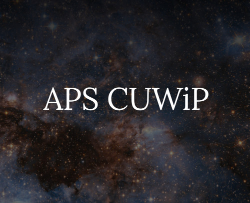 APS CUWiP event logo