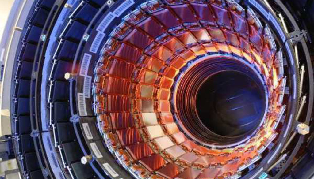 The Compact Muon Solenoid detector at CERN's Large Hadron Collider.