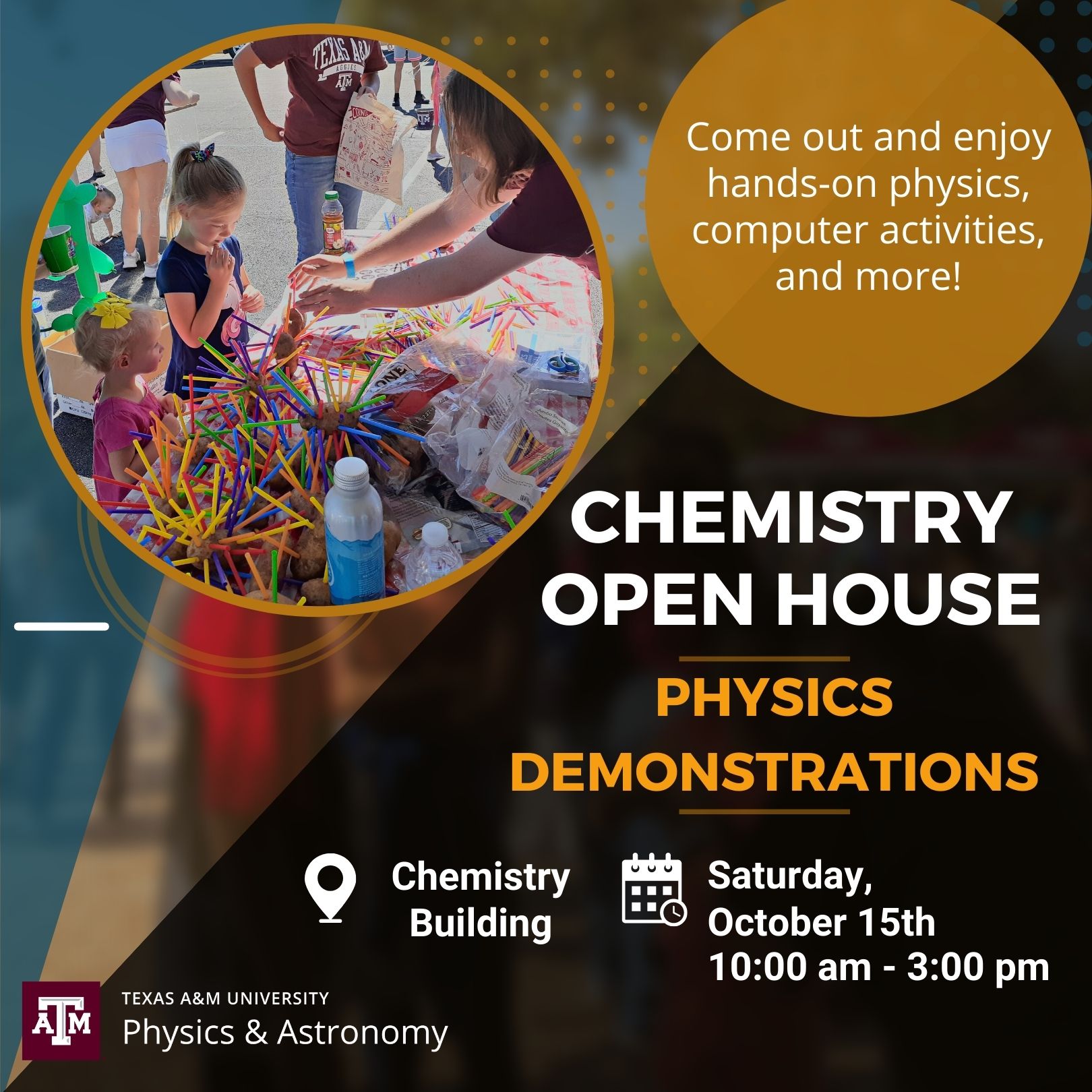 Physics Demonstrations At The Chemistry Open House – TAMU Physics ...