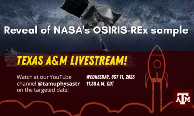 YouTube livestream event as we unveil NASA's OSIRIS-REx Asteroid Sample